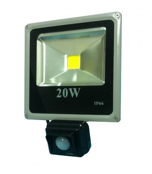 VB836 Refletor Holofote Led 20 Watts C/ Sensor de Presença