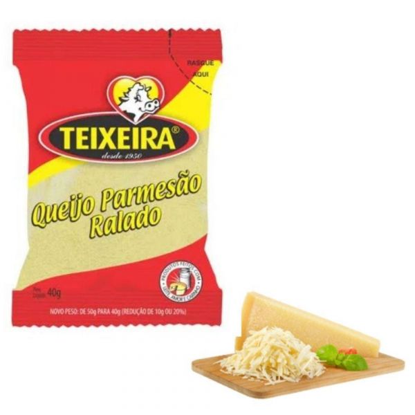 Queijo ralado parmesão teixeira