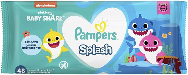 lenços umedecidos pampers splash